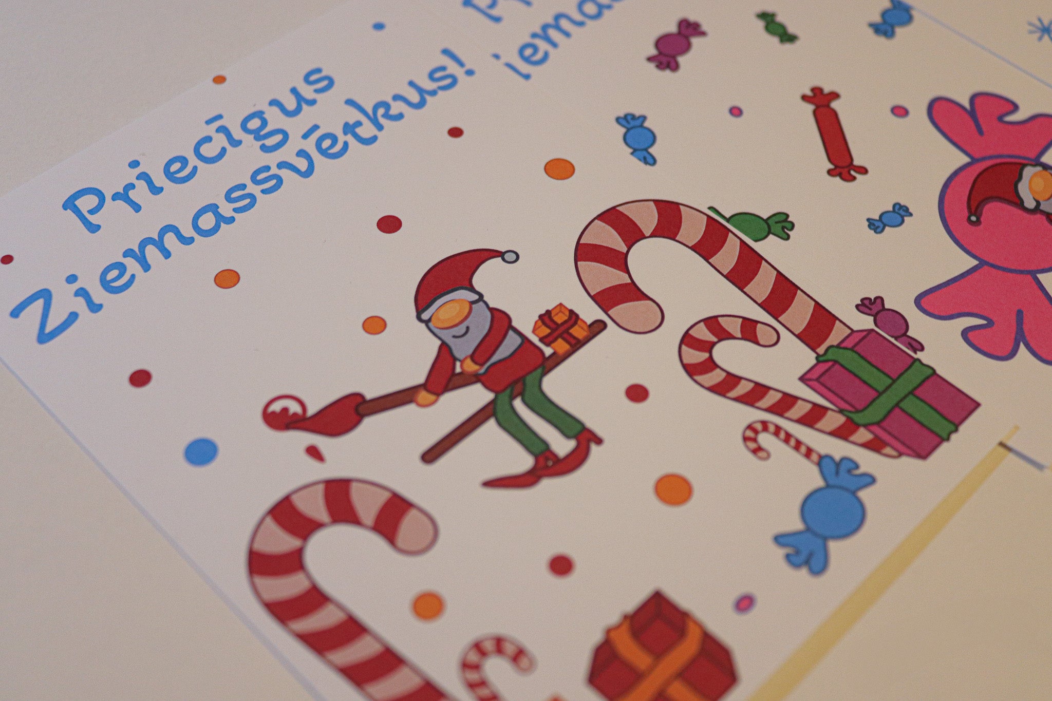 Christmas card - Gnomes