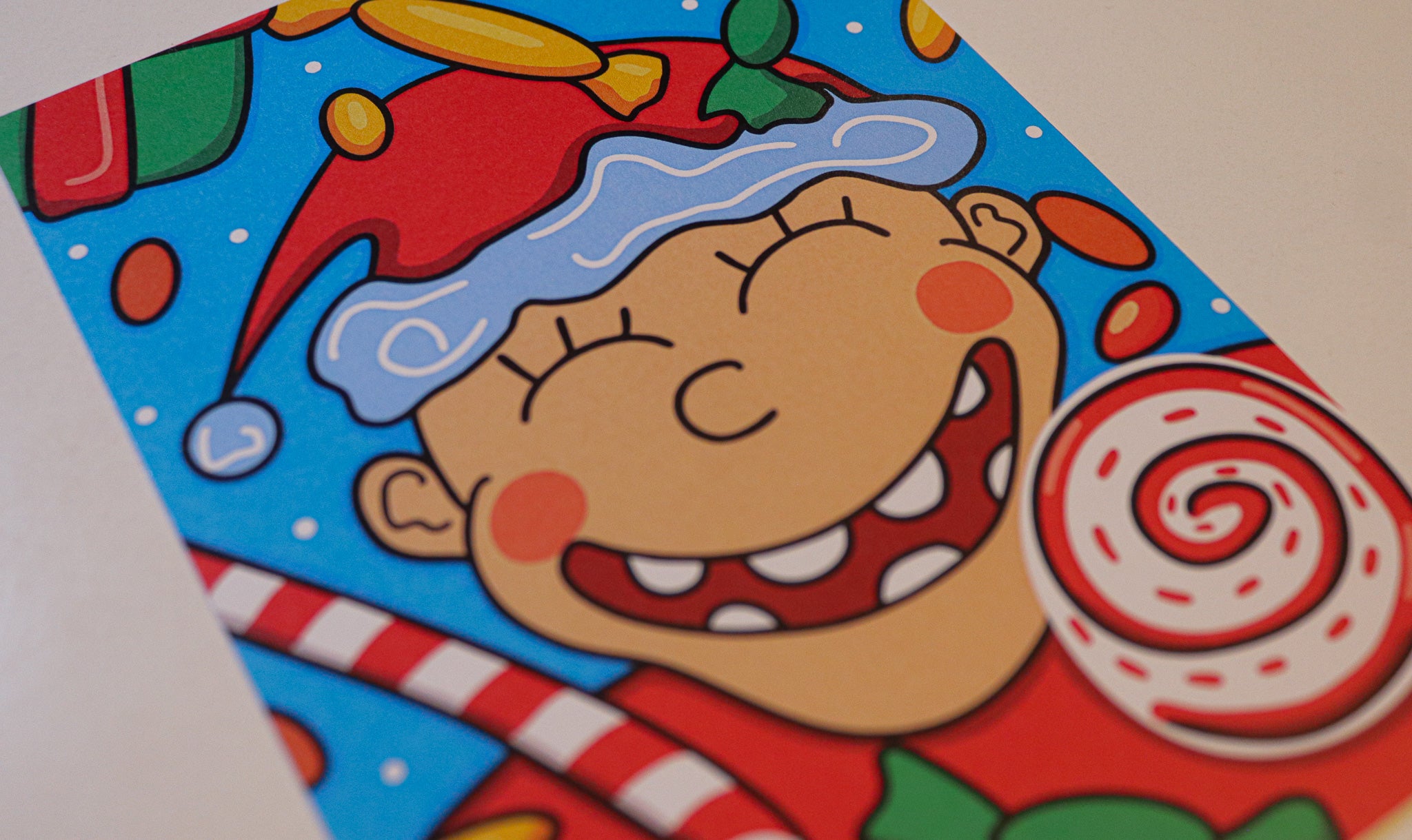 Christmas card - Candies