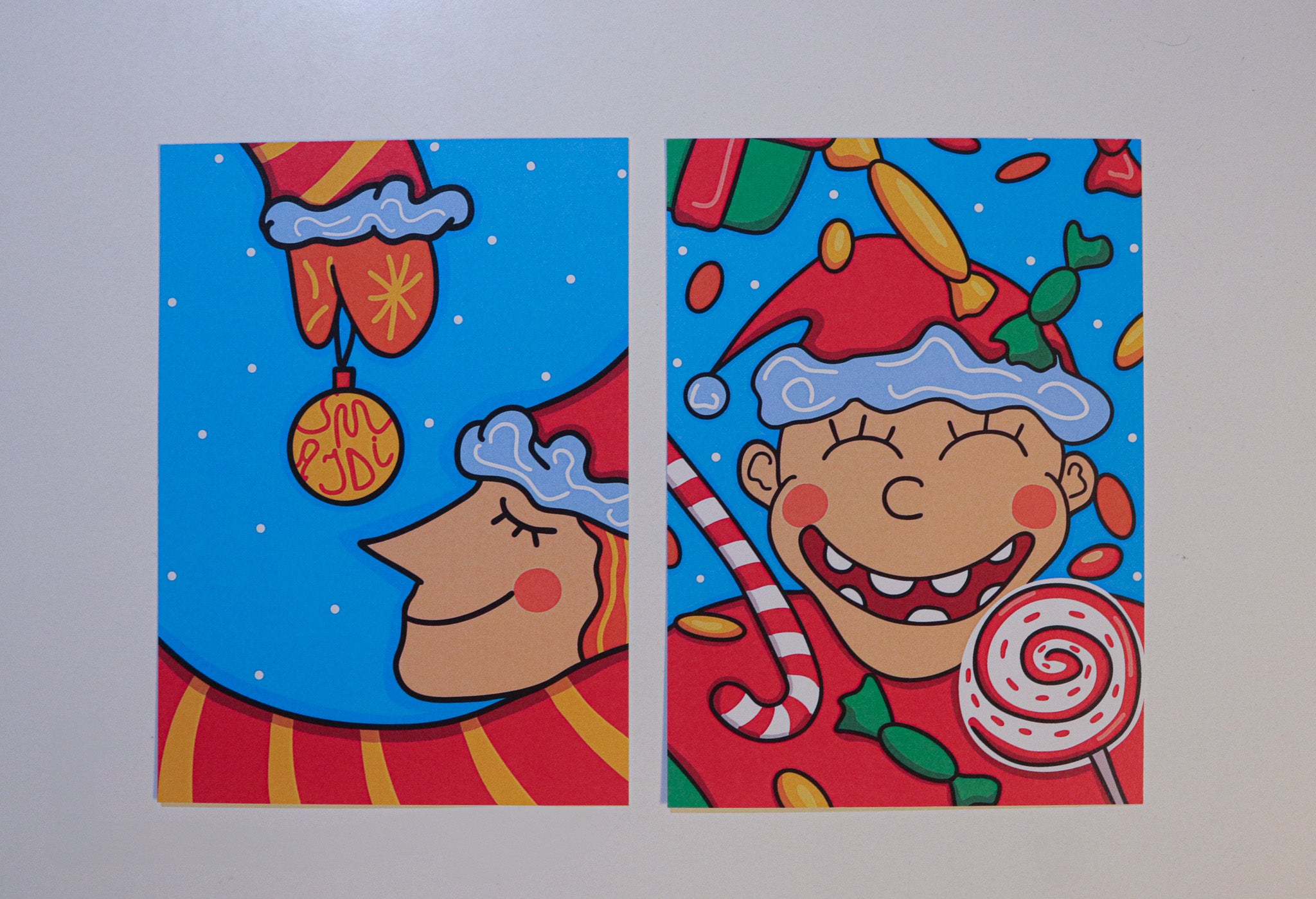 Christmas card - Candies