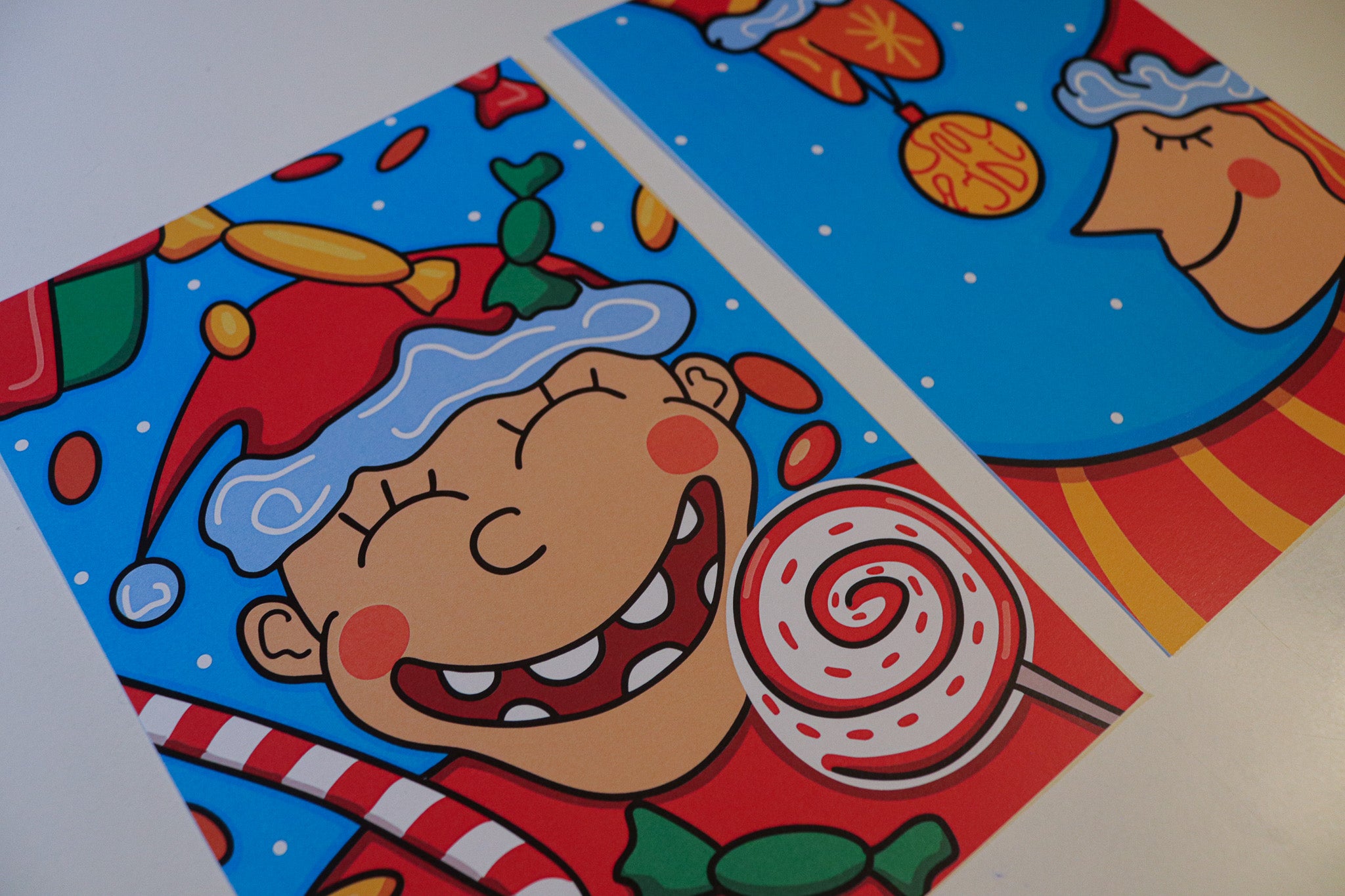 Christmas card - Candies