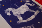 Christmas card - Horse