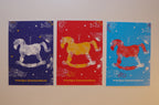 Christmas card - Horse