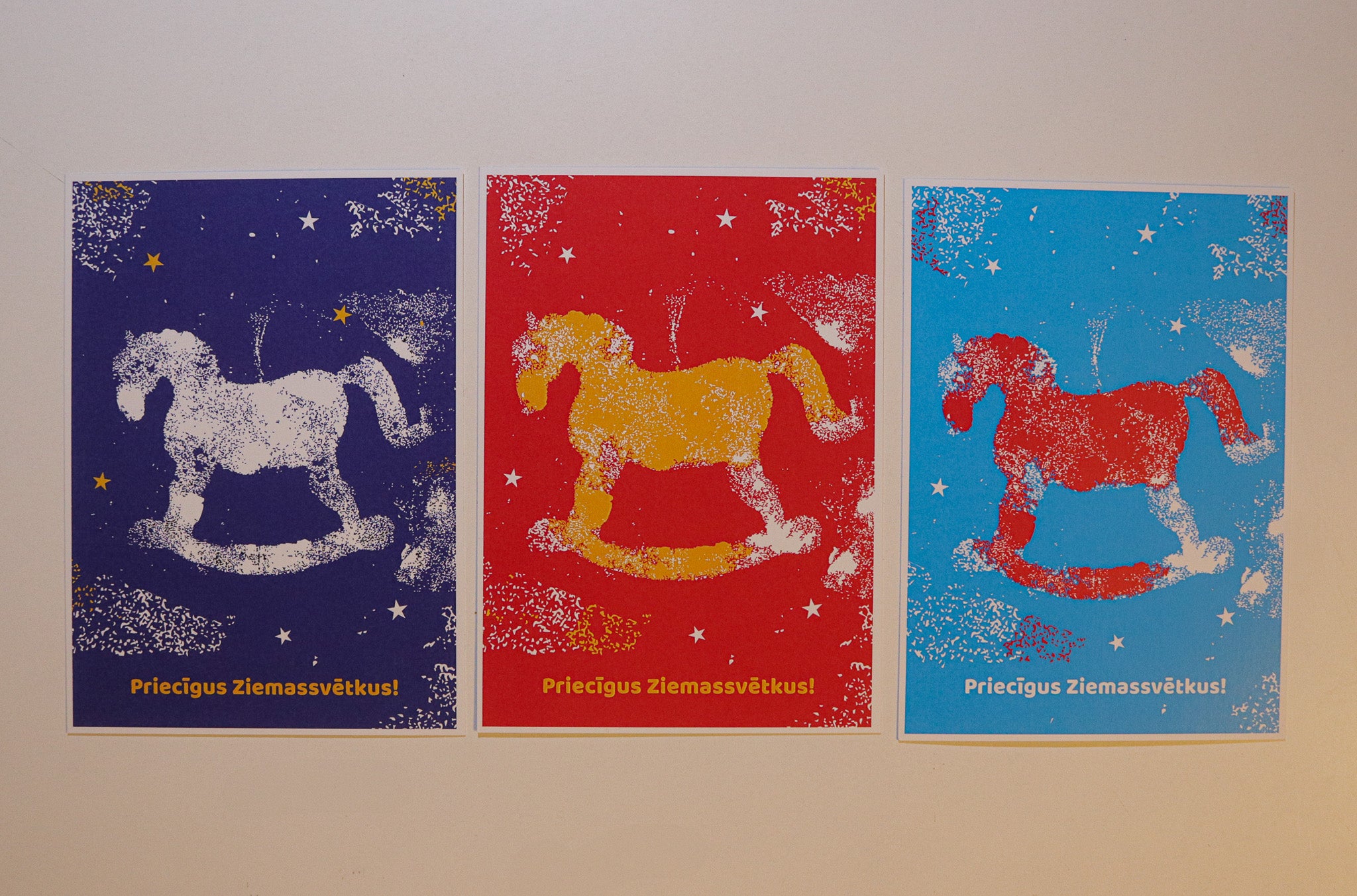 Christmas card - Horse