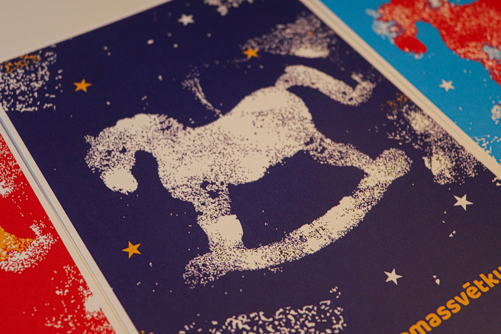 Christmas card - Horse