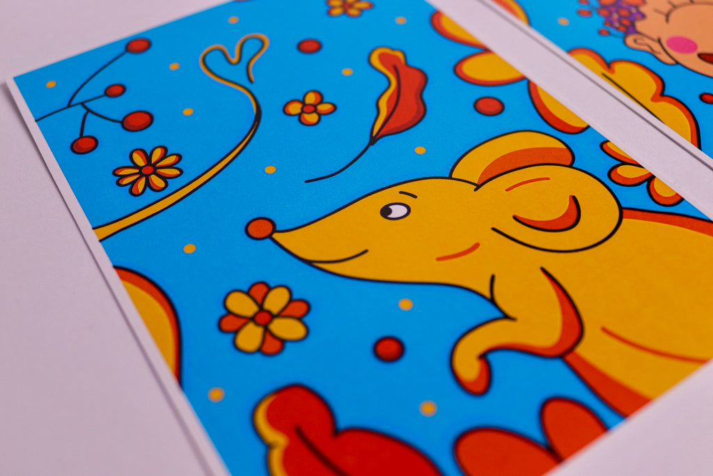 Greeting cards - Bright spring