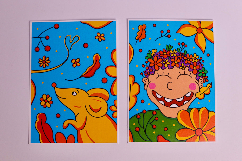 Greeting cards - Bright spring