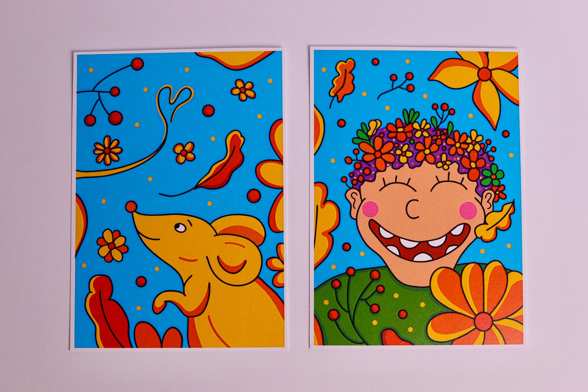 Greeting cards - Bright spring