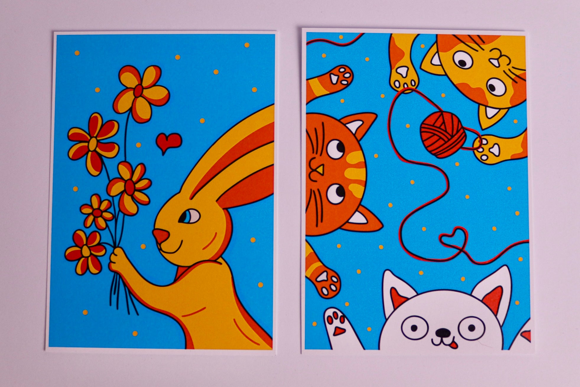 Greeting cards - Bright spring