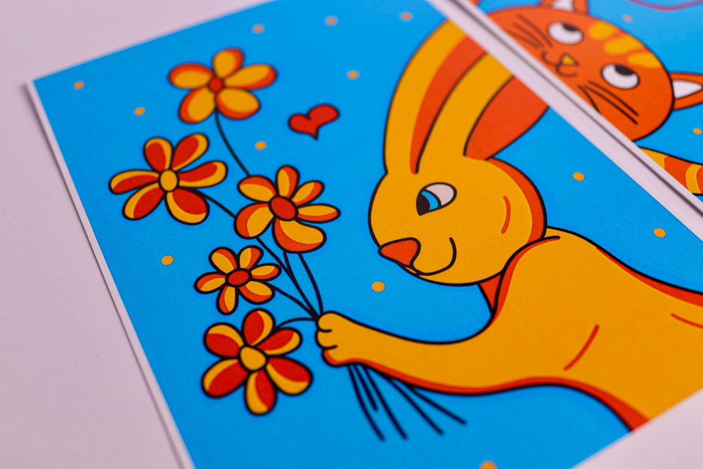 Greeting cards - Bright spring
