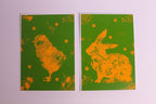Greeting cards - rabbit and chick